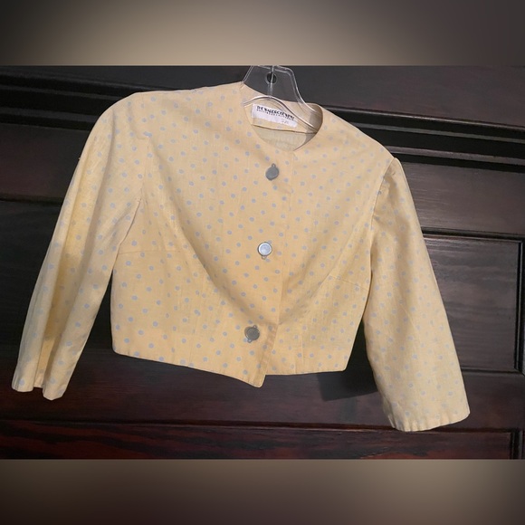 Vintage two-piece sundress and shrug. - Picture 4 of 8